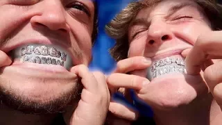 Logan Paul and Dwarf Mamba DIAMOND GRILLZ!