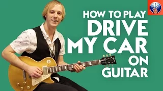 How to Play Drive My Car on Guitar - Beatles Guitar Lesson