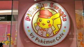 Pikachu Sweets by Pokémon Cafe in Tokyo! - Visiting For The First Time! 🍧🧁🍩😋