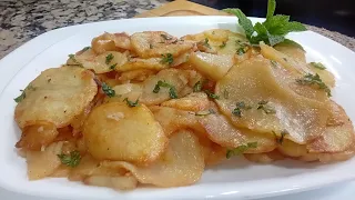 Como hacer PATATAS AL AJO CABAÑIL receta fácil económica y deliciosa que te encanta👌🏼