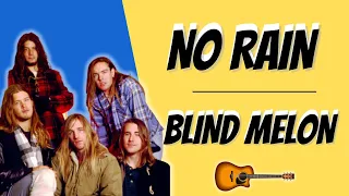 Play Blind Melon "No Rain" Acoustic Guitar Lesson (Easy Beginner Lesson)