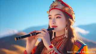 Tibetan Healing Flute | Eliminate Stress and Calm The Mind, Eliminate Mental Blockages