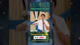 HOLINESS ATTRACTS GOD'S FAVOR #shorts #AnkurNarulaMinistries