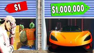 $1 vs $1,000,000 Storage Units In GTA 5