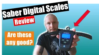 Saber Digital Folding Scales Video Review. Quality budget fishing scales.