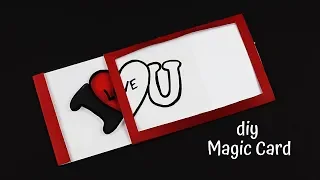 DIY Magic Card | How To Make Magic Card For Valentine's Day/ Anniversary | Card For Scrapbook