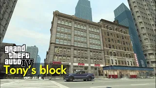 Tony's neighborhood block | Just Walking in GTA IV & EFLC