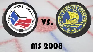 Mistrovství světa v hokeji 2008 - Čtvrtfinále - Česko - Švédsko