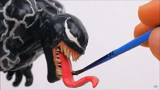 Como hacer a VENOM escultura plastilina || Sculpting Venom in Clay || DibujAme Un