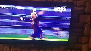 Messi's celebration vs Real Madrid (23/12/2017)