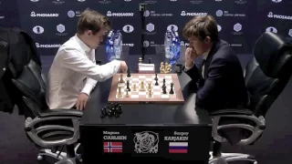 Magnus Carlsen Queen Sacrifice World Championship 2016