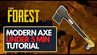 The Forest - How to find the Modern Axe (Tutorial in under 5 minutes!)