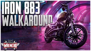 From stock to modded! Harley Iron 883 Walkaround - Bassani Exhaust and more!