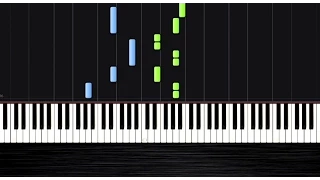 Jason Derulo - "Wiggle" feat. Snoop Dogg - Piano Tutorial by PlutaX - Synthesia