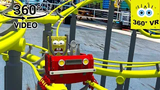 Glove World | Roller Coaster 😆😆 | SpongeBob 360°