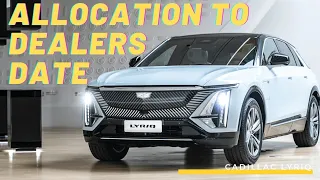 2023 Cadillac Lyriq Allocation to Dealers Date | Is Cadillac battery qualified for U.S tax rebate?