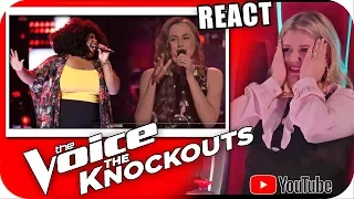 KELLY CLARKSON SURTA COM KYLA JADE vs JACLYN The Voice 2018 KNOCKOUTS