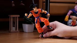 The Making : Reproducing Goku Practicing Martial Arts in Stop Motion