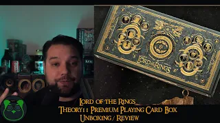 Lord of the Rings -Theory11 Premium Box  Unboxing & Review