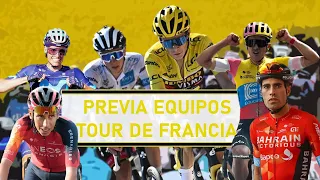 LOS 22 EQUIPOS del TOUR DE FRANCIA 2023!! Pogacar VS Vingegaard, Landa, Bernal, Mas, Carapaz...