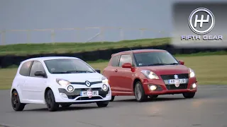 Hot Hatchling Dogfight: Swift v Twingo | Fifth Gear