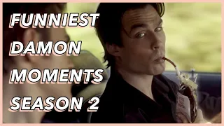 Funniest Damon Salvatore Moments | Season 2