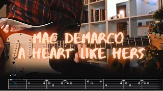 A Heart Like Hers Mac DeMarco Сover / Guitar Tab / Lesson / Tutorial