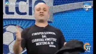 Peppe Iodice a "Il Bello del Calcio Show" (Napoli-Roma)