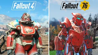 Fallout 4 vs Fallout 76 - Details and Physics Comparison