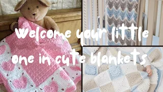 Baby Crochet Blanket/Manta de ganchillo para bebé/ベビーかぎ針編みブランケット#crochet #blanket