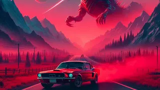 Outrun Synth Skies