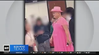 Lewisville teacher placed on leave after video shows him in a dress