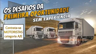 Os desafios e dificuldades da primeira oportunidade sem experiência.