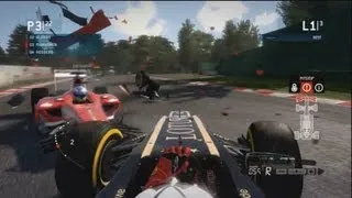 F1 2013 Game - MASSIVE CRASH!