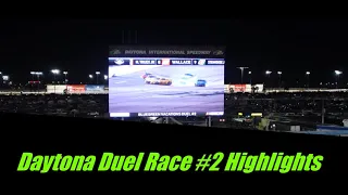 2022 NASCAR Daytona Duel Race #2 Full Race Highlights (From Grandstands)