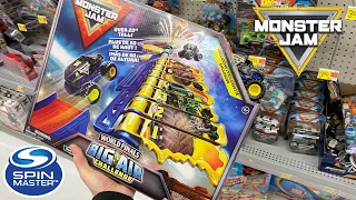 Spin Master Monster Jam World Finals BIG AIR Challenge Playset Unboxing & Review!