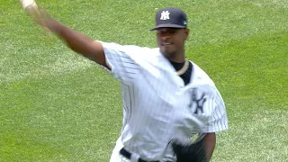 MIL@NYY: Severino whiffs 10 Brewers in 10 seconds