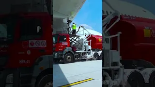 Airbus A330 Refueling Process by @PTPertamina  Aviation. ASMR Garuda Indonesia Airplane Refueling