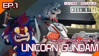 #OtakuBuilder #Gunpla #Bandai 40th Anniversary Mega Size 1/48 Unicorn Gundam (PART1)