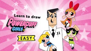 how to draw power puff girls #howtodraw  #powerpuffgirls#satisfying #howto #Utonium