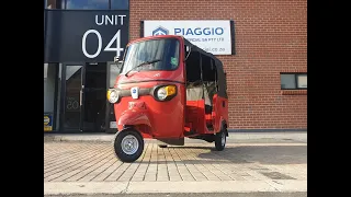 2021 Piaggio Apé City Passenger Tuk Tuk