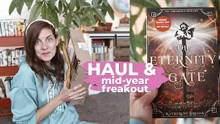 BOOK HAUL & the MID-YEAR FREAK OUT tag (plus a 2023 reading goals check-in)