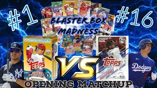 Blaster Box Madness Opening Matchup! #1 2018 Topps Update vs #16 2021 Topps Update!