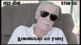 "Stan Lee" short interview,  one of his last ...