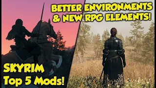 5 New Skyrim Mods for a Remastered Playthrough! (Xbox & PC Mods)