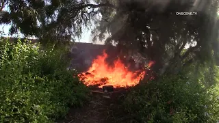 San Diego: Homeless Encampment Fire 04272024