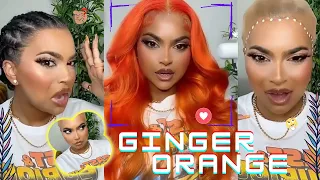 🧡Is It COOL? 🤔🤔🤔But charming Ginger Orange😂More New Trend Colored Hair From #iseehair