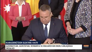 Azerbaycan, Gürcistan, Romanya ve Macarıstan enerji anlaşması imzaladı