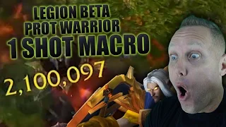 Swifty's Prot Warrior 1 Shot Macro in WoW Legion Beta