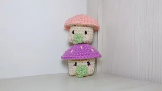 🍄 Crochet Mushroom Amigurumi Tutorial 🍄| Plush | Boneka Rajut Jamur